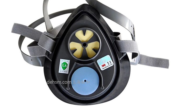 3M3050自吸過濾式防毒面具正面圖