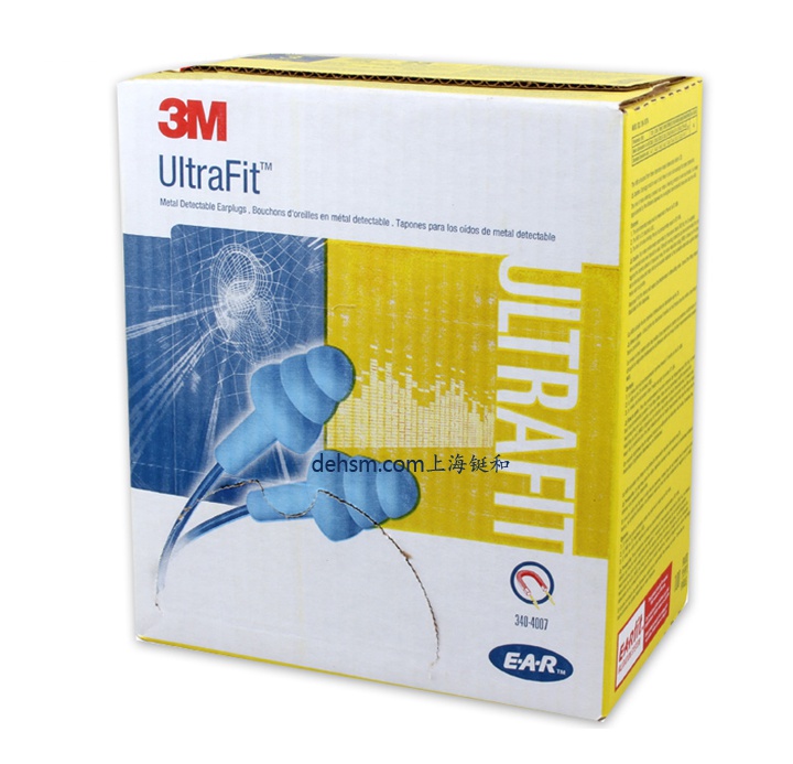 3M340-4007含可探測金屬帶線耳塞包裝盒圖