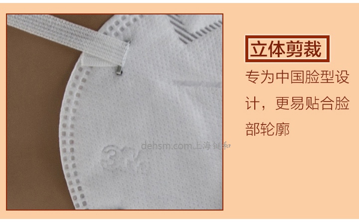 3M9505VGA用防霧霾口罩立體裁剪