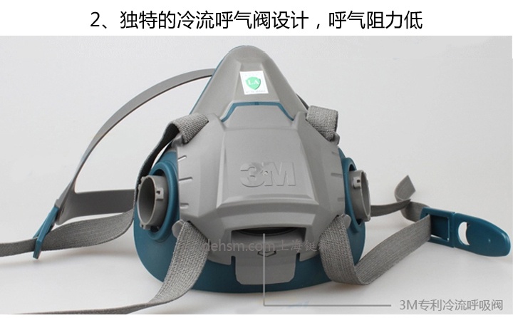 3M650P防毒面具獨(dú)特冷流呼氣閥設(shè)計(jì)