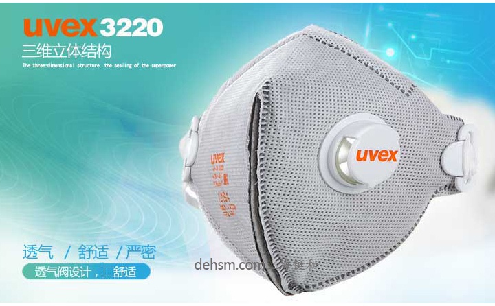 UVEX優唯斯8733220silv-Air3220防毒口罩圖片