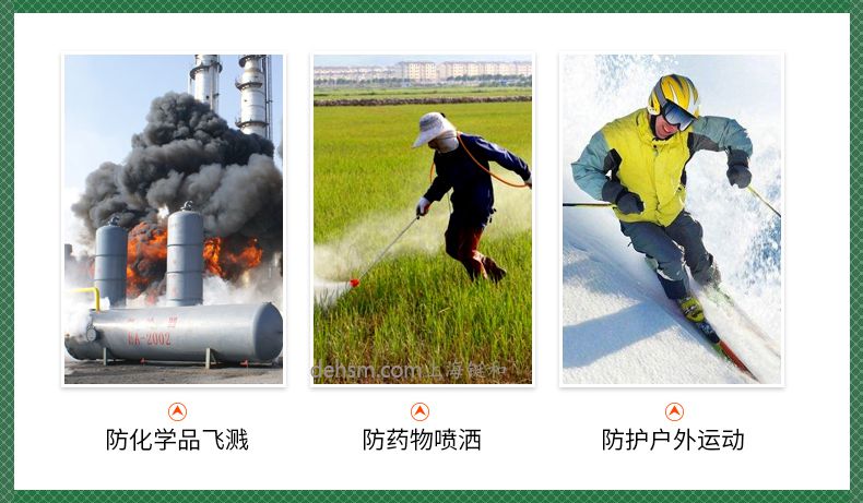 雷克蘭G1510護目鏡防化學品飛濺，農藥噴灑