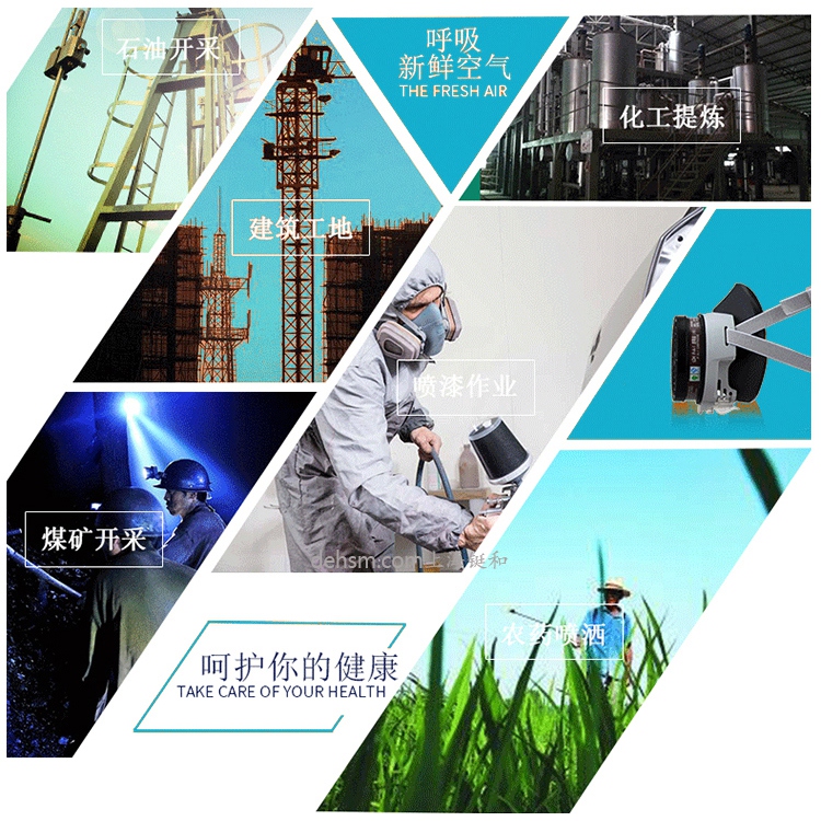 霍尼韋爾(諾斯)550030S低維護半面罩應用領域