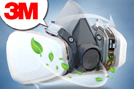 最好的3M防毒面具6200，應用領域最廣泛