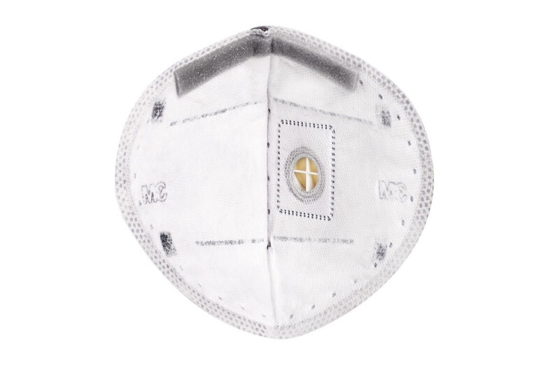 3M9542V活性炭KN95防毒口罩圖片-內側