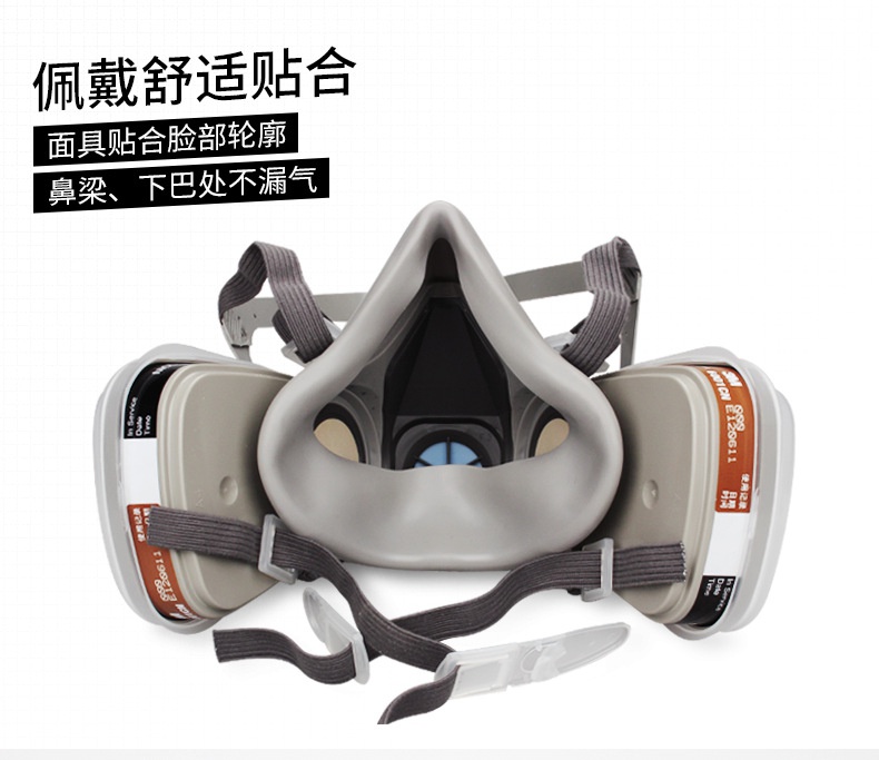 3M6200塵毒呼吸防護套裝圖片-反面