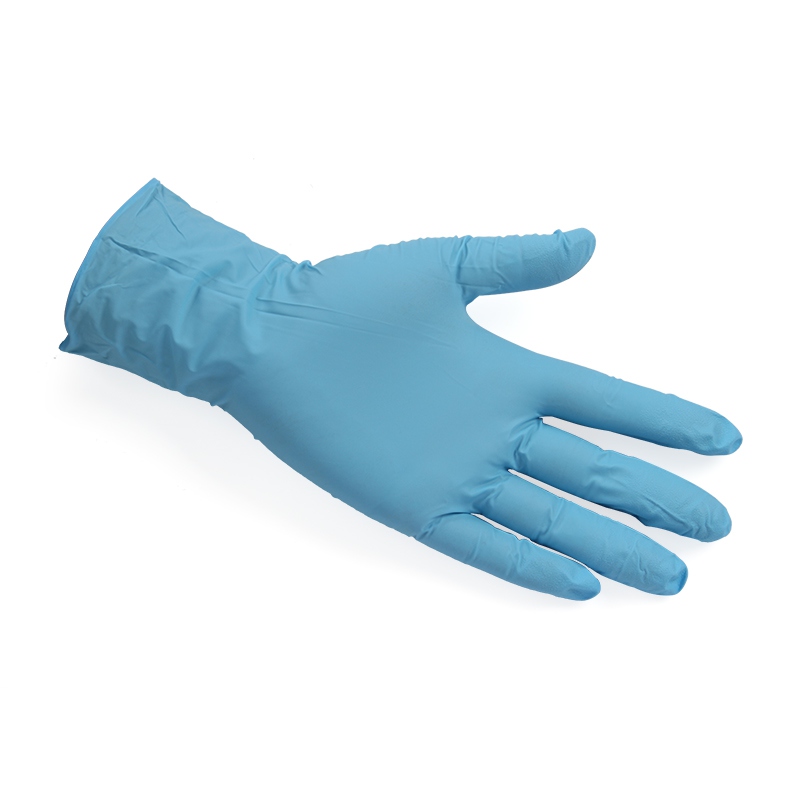 安思爾92-471一次性藍色丁腈手套圖2