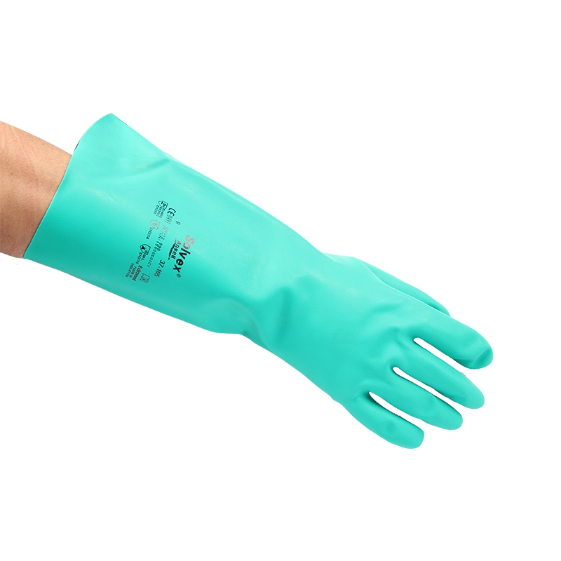 安思爾37-165丁腈橡膠防化手套圖1