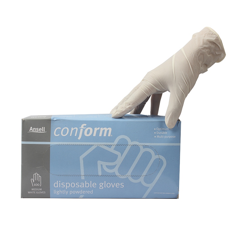 安思爾8445一次性天然乳膠手套圖5