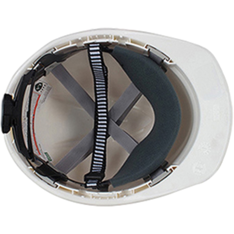 梅思安10172476白色豪華型有孔ABS安全帽圖5