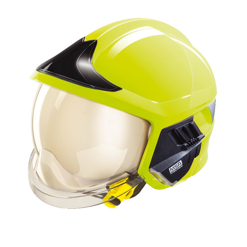 梅思安10158863黃色F1XF消防頭盔圖4