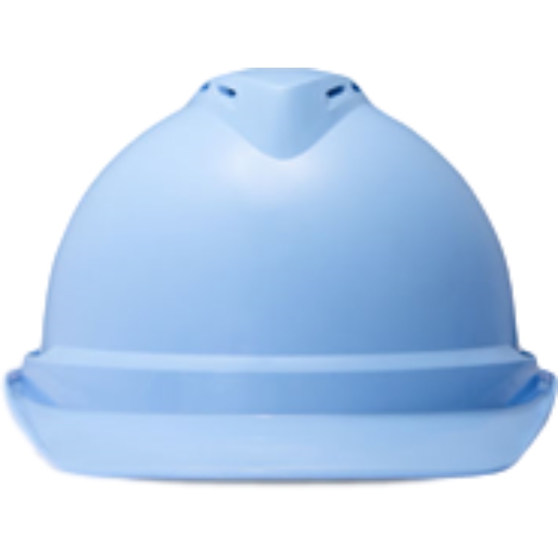 梅思安10146616湖藍色豪華PE安全帽圖2
