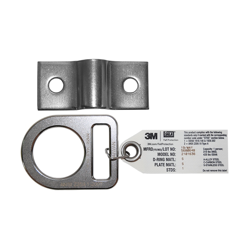 3M凱比特2101636不銹鋼D型環錨點圖4